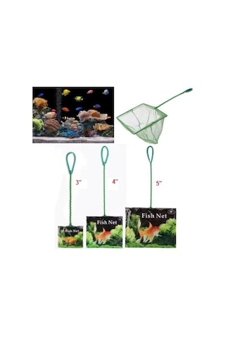 Akvaryum Balık Yakalama Kepçesi 4 İnç 10 Cm Bx40