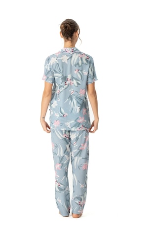 U.S. Polo Assn. U.s Polo Assn. 17047 Kadın Kısa Kollu Önden Düğmeli Pijama Takım-mint Mint
