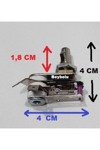 Fl-356 Termostat , Felix Çay Robotu Çaycı Termostatı 10 Amper Mil Uzunluğu 1,8 Cm