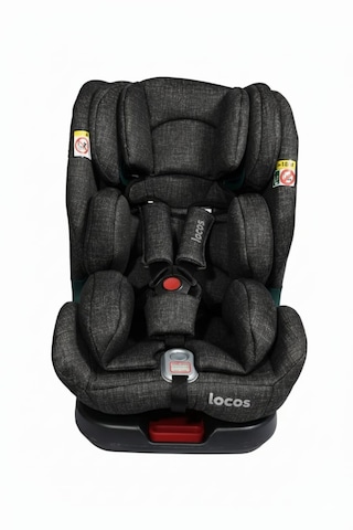 Locos 0-36 Kg 360 Derece Dönebilen İsofixli Çocuk Oto Koltuğu Siyah