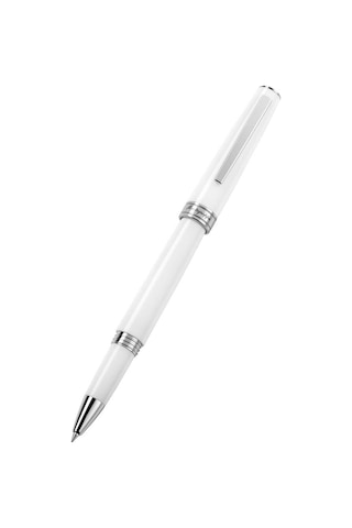 Montegrappa Armonia Greatness Starts Small Frost Roller Kalem Isa Beyaz