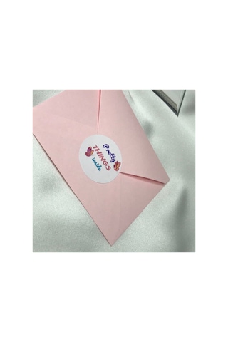 Pretty Things Inside Sticker Mat Etiket Memnuniyet Serisi Adesivo 4 Cm - 40 Adet Çok Renkli