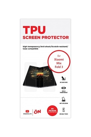 Xiaomi Mix Fold 3 Ekran Koruyucu Tpu Film