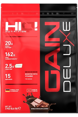 Hıq Gain Deluxe 3 Kg Double Chocolate Flavored