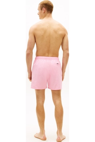 Tommy Hilfiger Medıum Drawstrıng Ithaca Scrıpt Erkek Pembe Deniz Şortu - Um0um03750