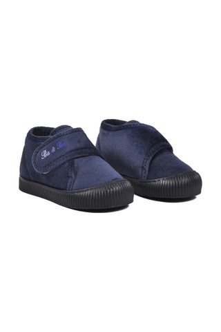 Ayakmod Lacivert Süet Cırtlı Unisex Çocuk Panduf Ba&ba 058999 P Lacivert