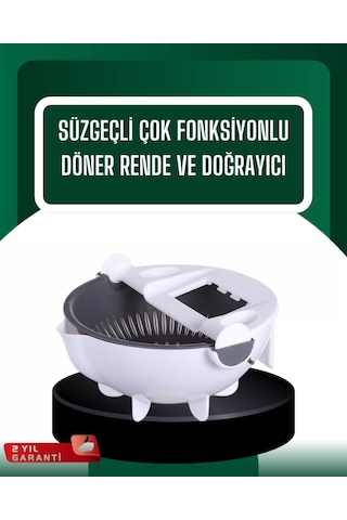 Çok Amaçlı Hazneli Sebze Rende Doğrayıcı Ve Soyucu