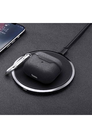 Kilifone - Apple Uyumlu AirPods 4. Nesil - Kılıf Silikon Kulaklık Koruyucu Airbag 03 - Yeşil