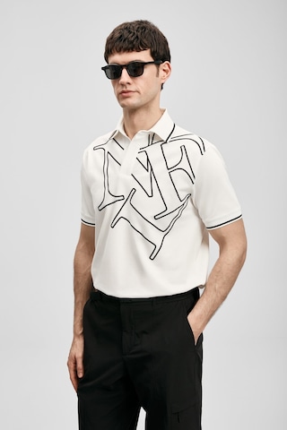 Lufian Parker Erkek Polo Yaka T-shirt 111040246 Ekru