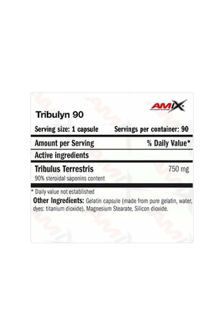 Amıx Tribulyn Tribulus Max 90% / 750 Mg / 90 Caps