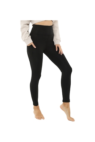 Scorp Joy Yüksek Bel Cepli Spor Tayt Siyah