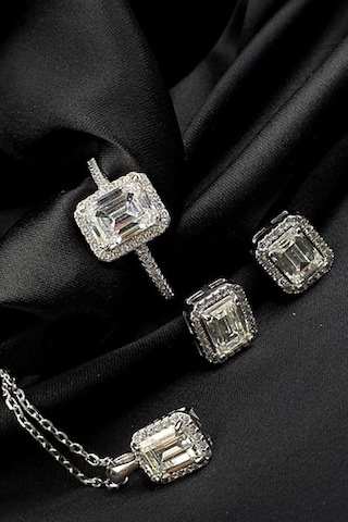 Sky Dıamond Gümüş Takı Seti (516767261)