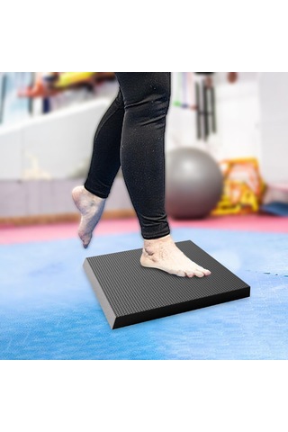 Suntek Egzersiz Dengesi Yumuşak Kalın Yoga Diz Yedi Siyah Siyah