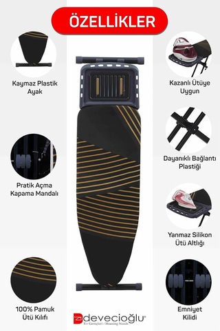 Harbinger Mm142 İnovaboard Yeni Model Ütü Masası Çok Renkli
