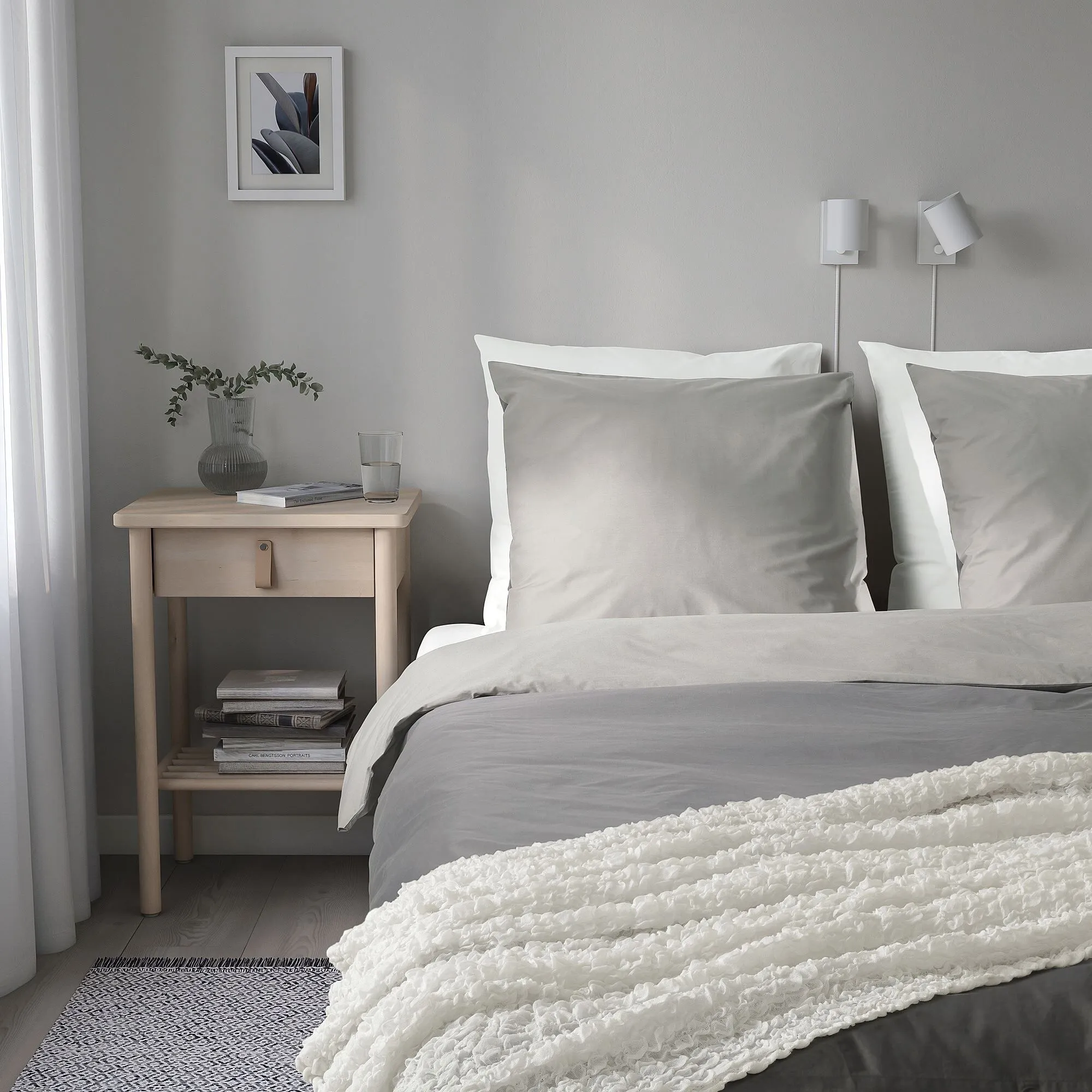 Ikea Ofelıa Beyaz 130x170 Cm Örtü