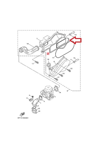Yamaha Cygnus Rs 125 Hava Filtresi 5Wg-E4451-00