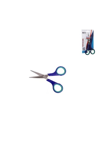 Paslanmaz Çelik Kauçuk Kaplı Ergonomik Sap Küçük Boy Makas 5 ½" & 14 Cm