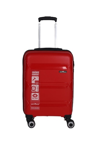 Hotowa Gold Pp Valiz 8011 Kırmızı Tsa Kilitli Orta Boy Kırmızı