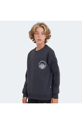 Slazenger LONE Çocuk Koyu Gri Sweatshirt