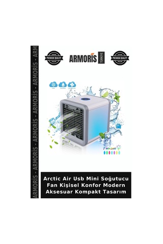 Arctic Air Usb Mini Soğutucu Fan Kişisel Konfor Modern Aksesuar Kompakt Tasarım