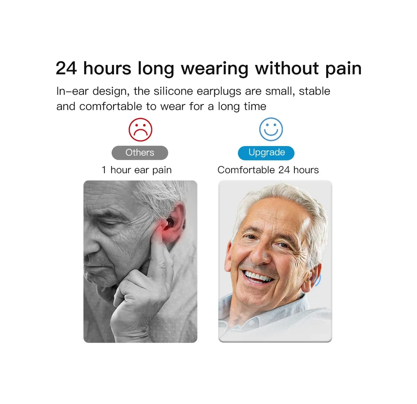 Şarj Edilebilir Pil İle Kulak İçi Mini Dinleme Cihazı Ses