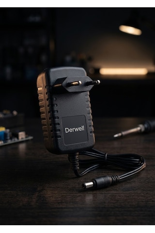 5 Volt - 2 Amper 3.5 1.35 Mm Uçlu Plastik Kasa Priz Tipi Adaptör Android Box