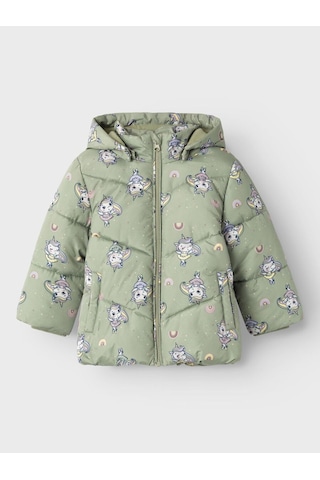 Name It Nmfmay Kız Çocuk Mont Yeşil