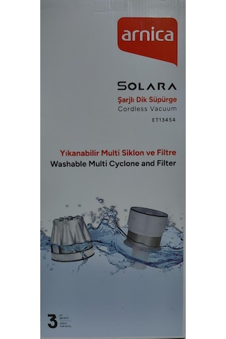 Arnica Solara ET13454 Şarjlı Dikey Süpürge