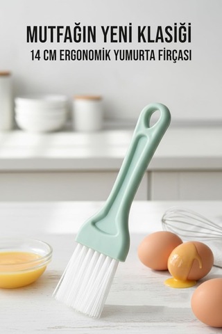 Transformacion Yumurta Fırçası 14 Cm Mutfak Yağlama Sos Sürme Fırçası Pasta Hamur Fırçası 722649