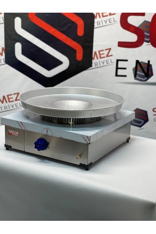 Paslanmaz Tantuni Ocağı 50 50 Cm Tepsi Dahil - Doğal Gazlı