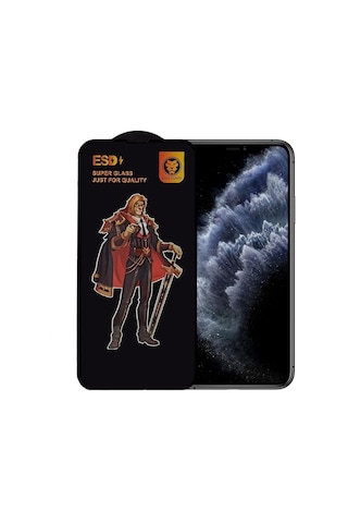 Apple Uyumlu iPhone 11 Pro Anti Statik Ekran Koruyucu Toz Tutmayan Kırılmaz Cam