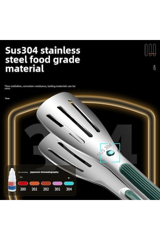 Qingmipy Ticari Kaliteli 304 Paslanmaz Çelik Üç Çizgili Gıda Kırpıcı - Kore Stili Barbekü, Izgara Ve Biftek Kullanıma Uygun Diğer