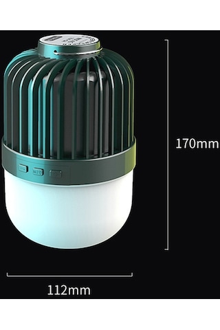 Butu HS-LY01-V1 Led Fener Kamp Parlak Çadır Işıklı Taşınabilir Bluetooth Hoparlör