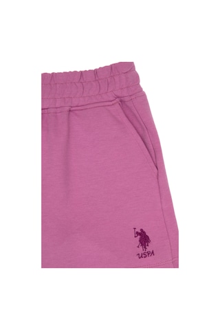 U.s. Polo Assn. Kız Çocuk Fuşya Şort Örme 50306279-vr023 Fusya Fuşya