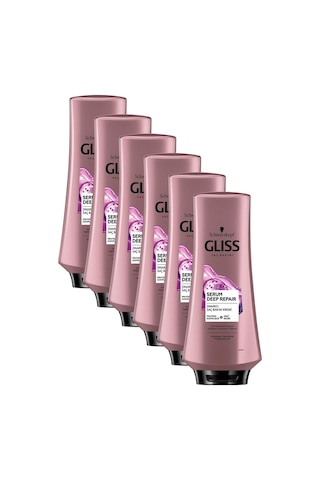 Gliss Serum Deep Repair Onarıcı Saç Kremi 360 Ml X 6 Adet set-hnkl-098-771