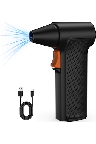 Vkemall 110000 Rpm Şarj Edilebilir Endüstriyel Üfleyici, 2600mah Pil, Type-c, Çok Amaçlı Temizlik Aracı