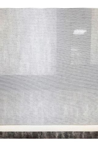 Bbb Saten Çizgili Çift Mekanizmalı Tül Stor Perde Ekru Mt1001 Ekru