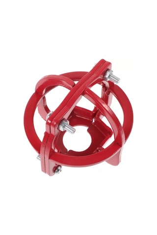 Sones Sökülemeyen Yangın Sprinkler Başlığı Koruyucu Kapak Braketi, Stil: Kırmızı 6 Noktalı Sprinkler İçin