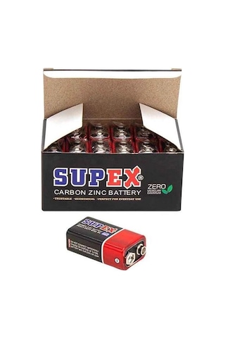 9v 9 Volt Tek Kullanımlık Pil