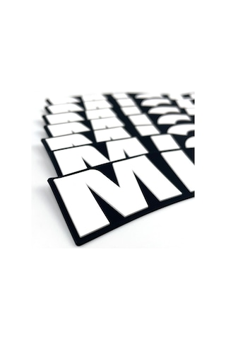 3d Lastik Yazısı Michelin 2.5 Cm 4 Adet+ Yapıştırıcı Oto Lastik Sticker