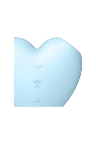 Pembe Tilki Satisfyer Cutie Heart Emişli Vibratör Mavi