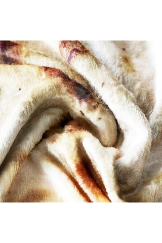 Padalink Tortilla Desenli Yorgan - Evde Kullanıma Uygun, 120 Cm Çapında Yumuşak Kumaş Manta Diğer