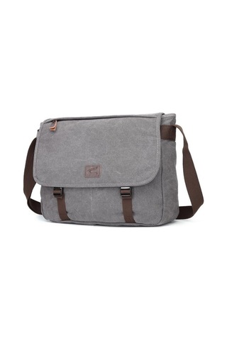 C-active Askılı Postacı Tipi Dosya Çantası Kanvas Kumaş C Active 1317 Siyah