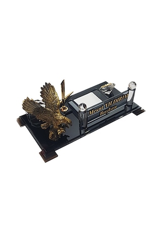 Kristal Masaüstü Kalemli İsimlik Ofismakam M215 G Kartal