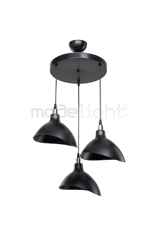 Ag Lightdesign Siyah Sarkıt Avize Yatak Odası Salon Mutfak Koridor Lamba 22 Agnm42 Çok Renkli
