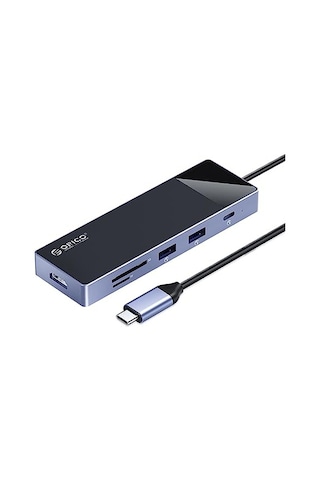 Pd100w 4k 30hz Hdmı Sd Tf 5gbps Type-c 4 Usb-a Portlu Hub Çoklayıcı