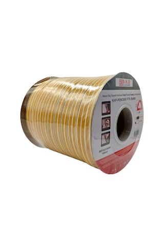 Fixonic B.h.d Bhd00479 100mt Kapı Ve Pencere Fitil Bandı Beyaz Kauçuk 100 M