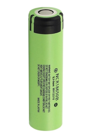 Panasonic NCR18650B 3400 mAh 3.7 V Li-Ion Şarj Edilebilir Pil