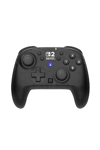 Nintendo Switch 2 HorApple iPad Uyumlu  Turbo Kablosuz Oyun Kolu Siyah Pro Controller