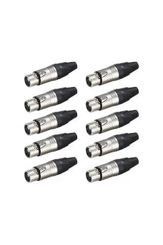 Losen La1031-1 Xlr 3-pin Dişi Konnektör 10 Lu Paket